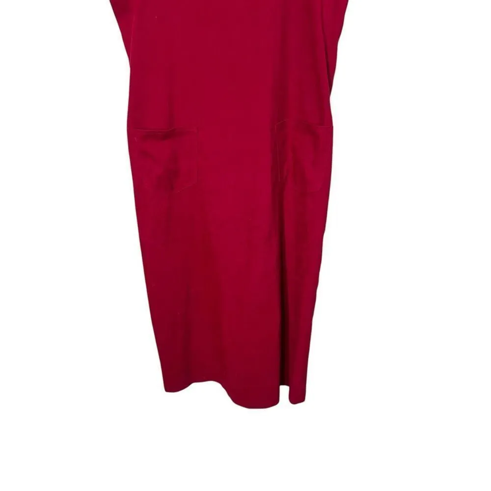 Vintage Casual Corner Annex Red Maxi Jumper Dress Size 10‎ - Image 3