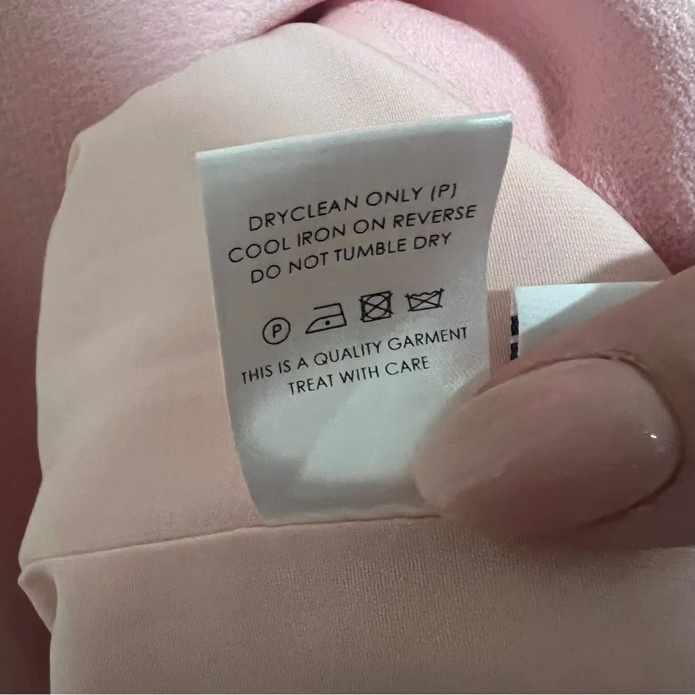 NEW NWOT Rebecca Vallance Celestina Tie Midi Dress In Light Pink - Image 10