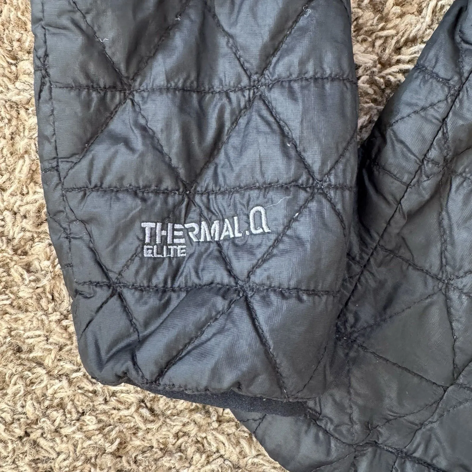 Mountain Hardwear Jacket Womens XS Black Thermal Q Elite Quilted Puffer Full Zip - Image 8