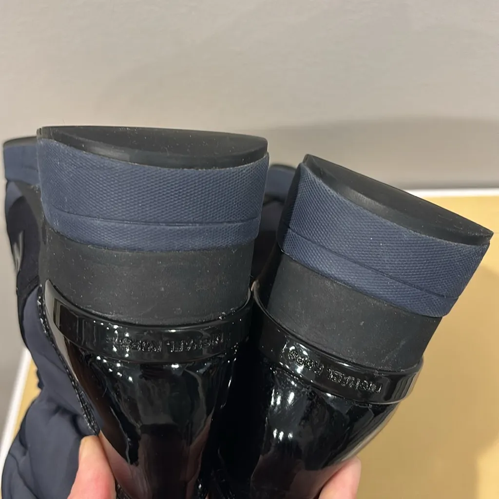 Michael Kors MK Shay Boot Navy Blue Admiral Winter Sneaker Boots sz 9.5 - Image 8