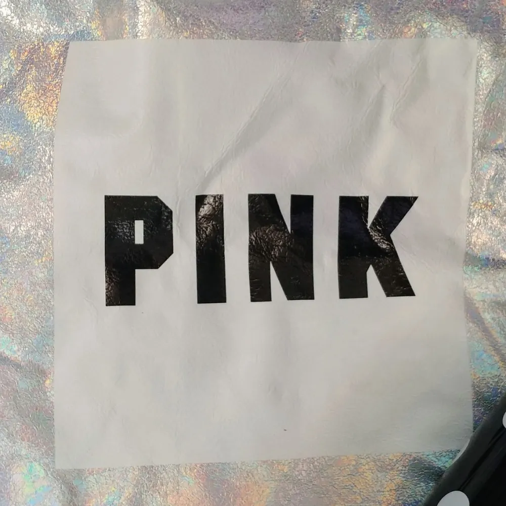 VS PINK Iridescent Drawstring Bag and Water Bottle - Image 5