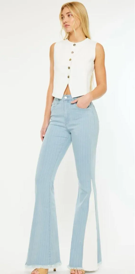 Shannon High Rise Super Flare Jeans - Official Kancan USA - Image 2