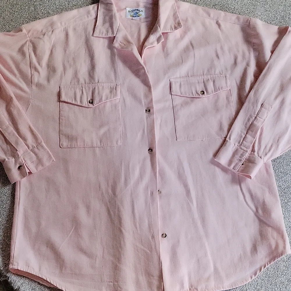 U.S. Polo Assn.Vintage  Women's Shirt Long Sleeve Pink 100% Cotton Size L - Image 6