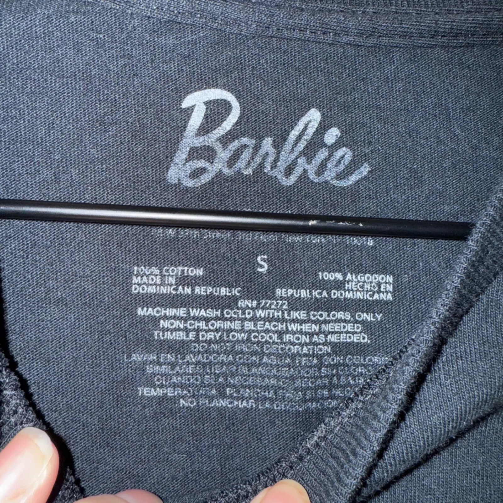 Barbie Merch Tshirt Short‎ Sleeve Top Black - Image 5