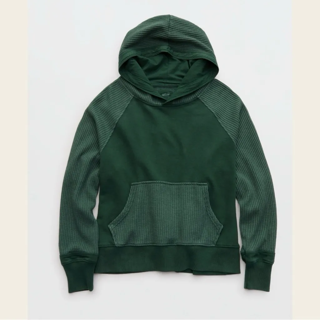 Aerie waffle hoodie, NWT! - Image 2