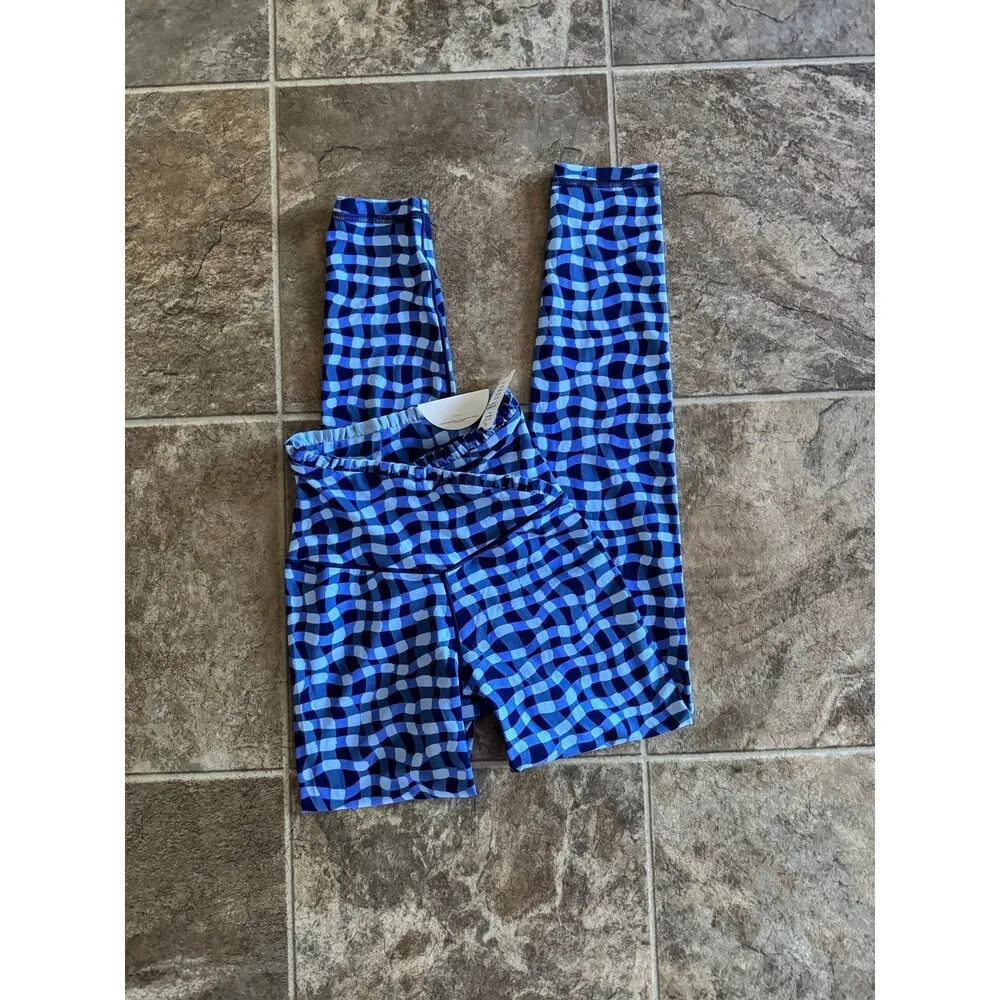 Aerie Real Me XTRA High Waisted Crossover Ruffle Legging Royal Navy Size XS - Image 3