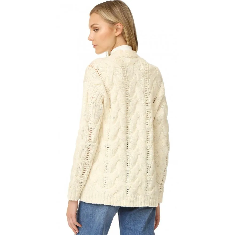 LA VIE by Rebecca Taylor Slub Merino Cardigan size XS/S - Image 3