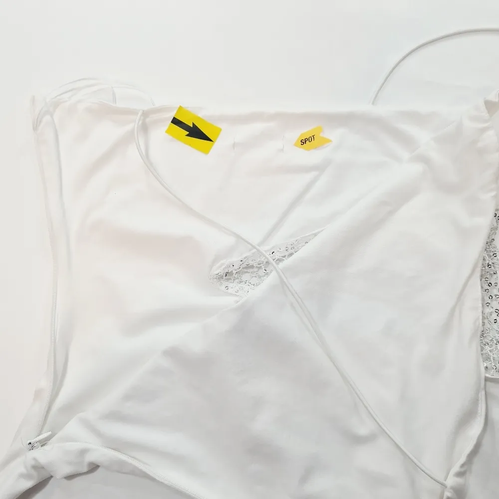 Superdown Cia Mini Dress in White - Image 13