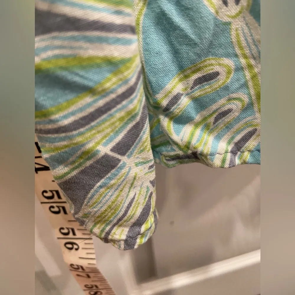 Sincerely Jules Size M Smock Top Cut Out Sides Tip Strap Blue Pastel Maxi Dress Size M - Image 8