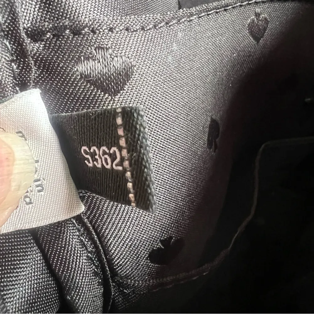 Kate Spade New York Chelsea Medium Black Gold Backpack SKU#24815 - Image 7