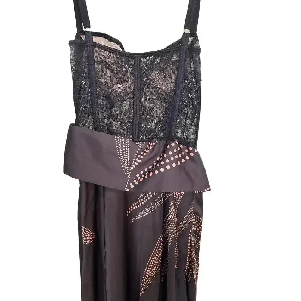 NEW- NWOT Katie May Shannon Dress Midnight Garden Black XS - Image 8