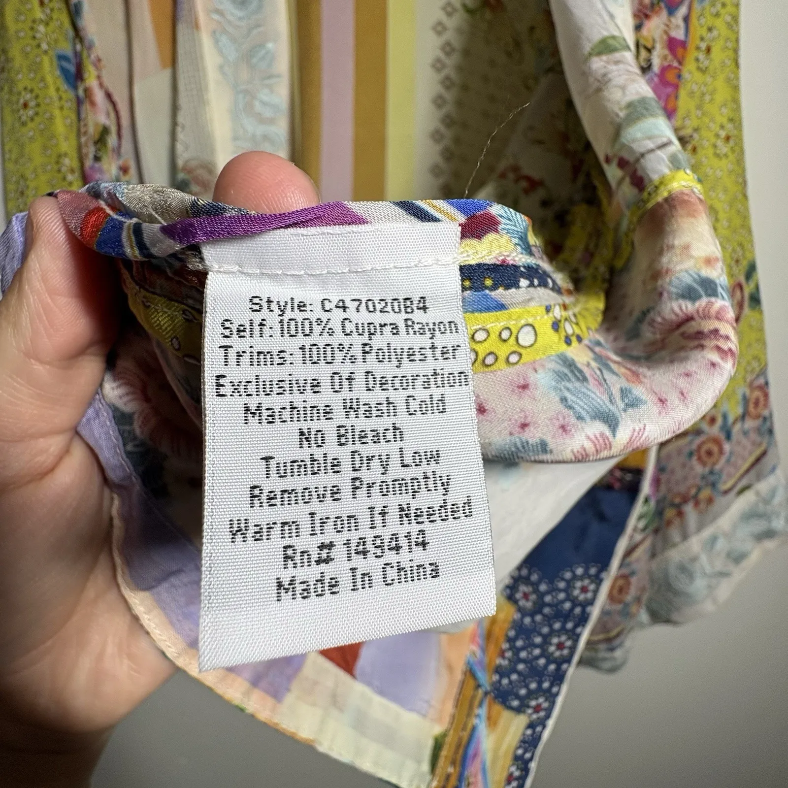 Johnny Was Women SM Embroidered Kimono Duster Floral Open Front Pockets Cardigan - Image 6