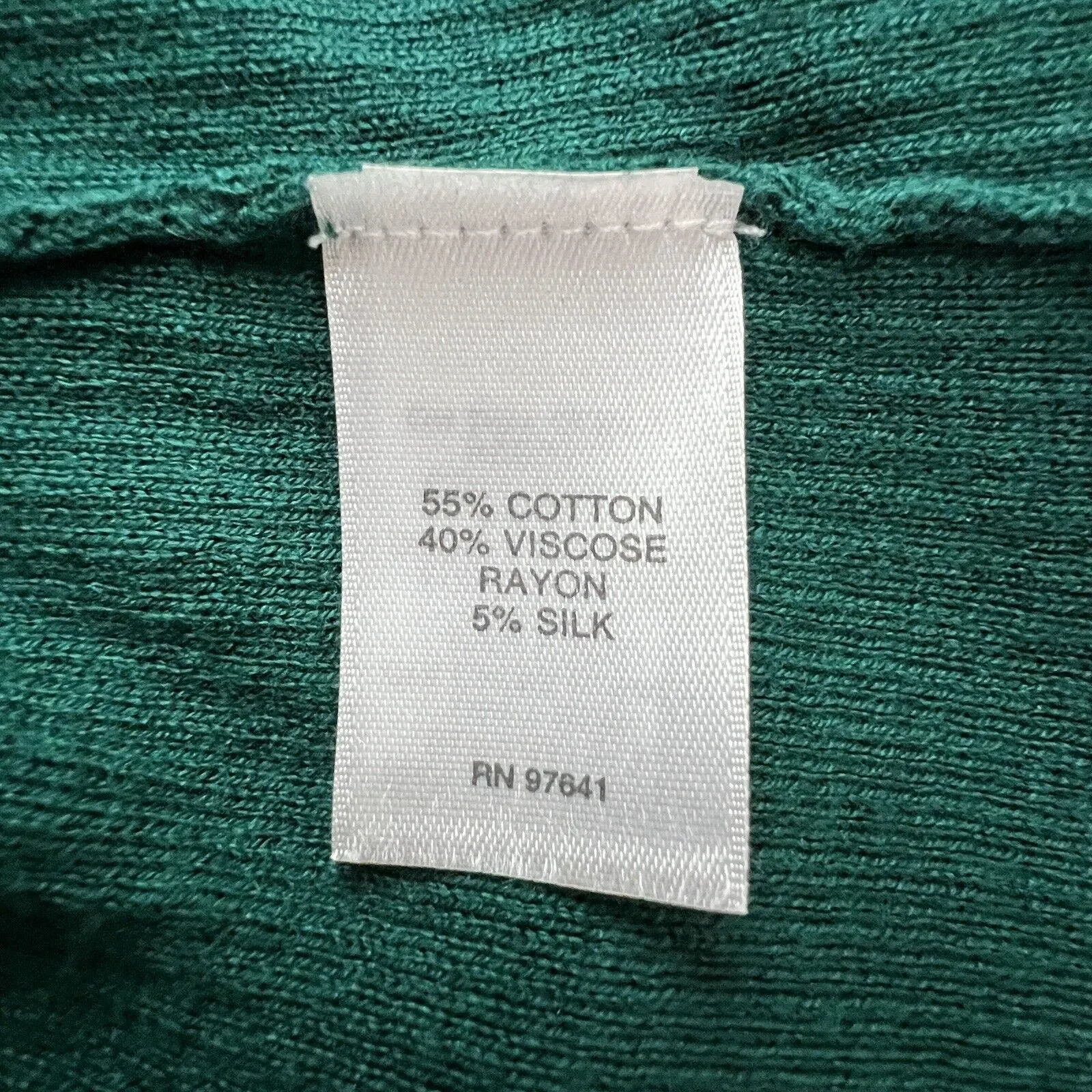 J Jill Sweater Womens Small Green Longline Cardigan Duster Midi Career Casual - Image 8