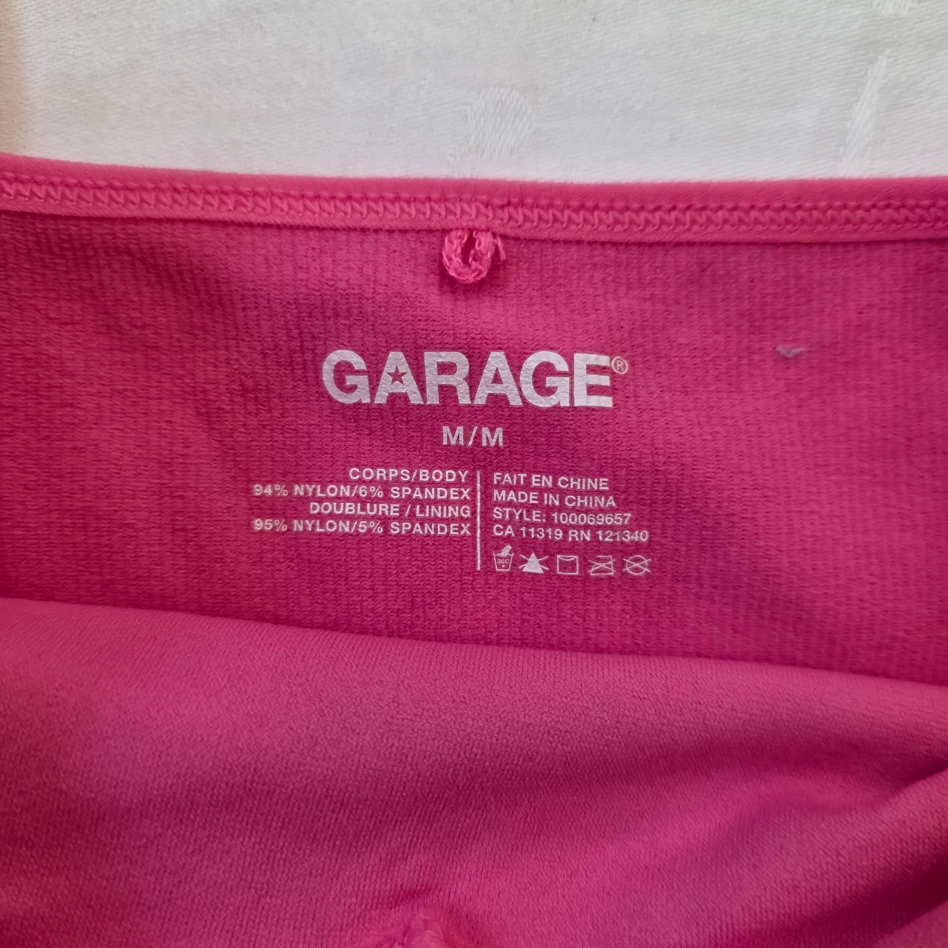 Garage Hot Pink Bandeau Top NWOT - Image 5