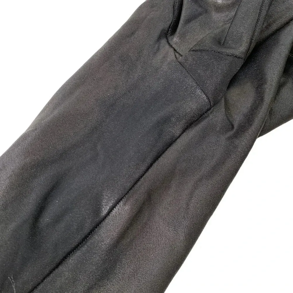 SPANX Faux Leather High Waisted Leggings Black Size M - Image 10