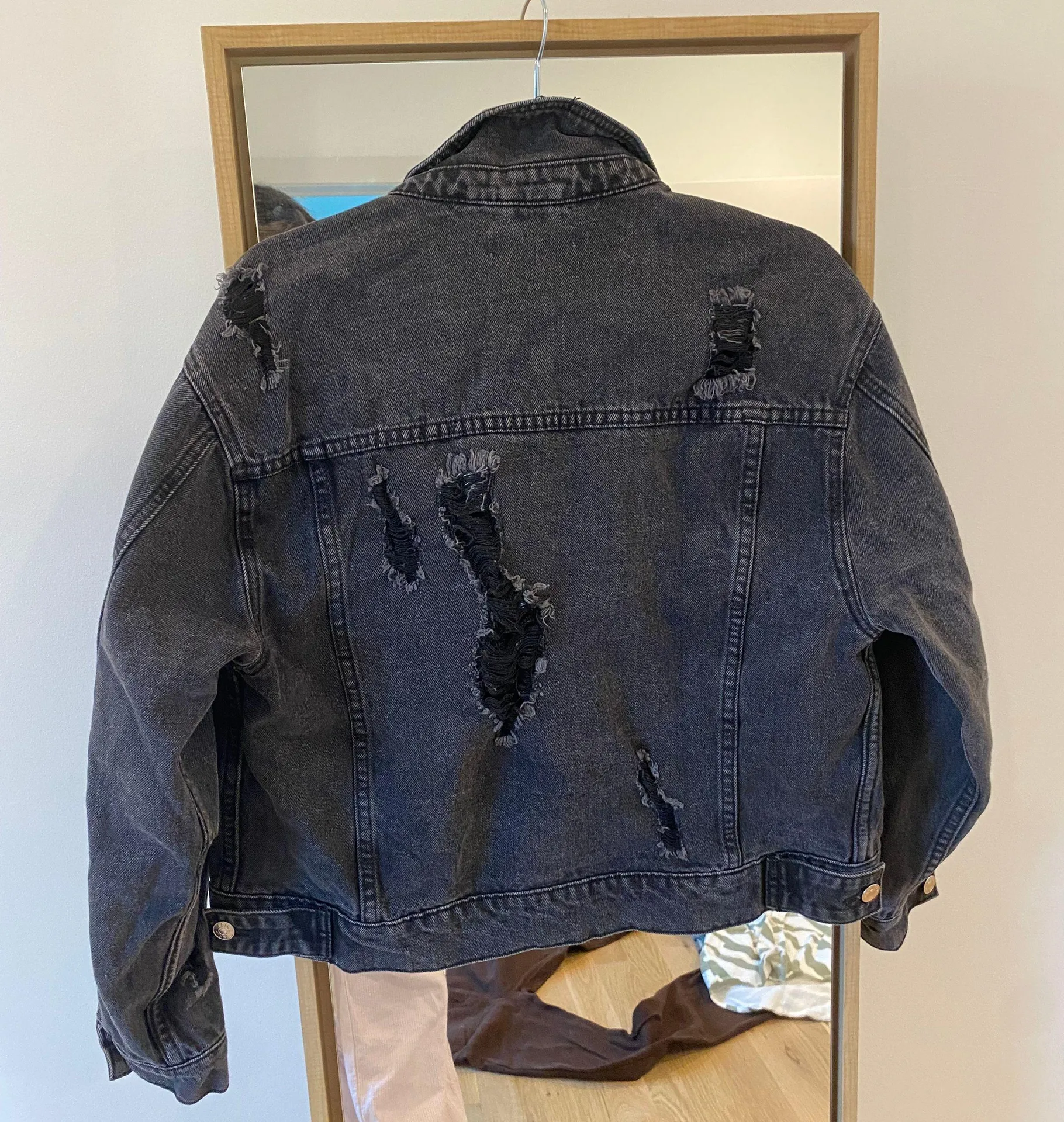 Denim Black Jacket - Image 3