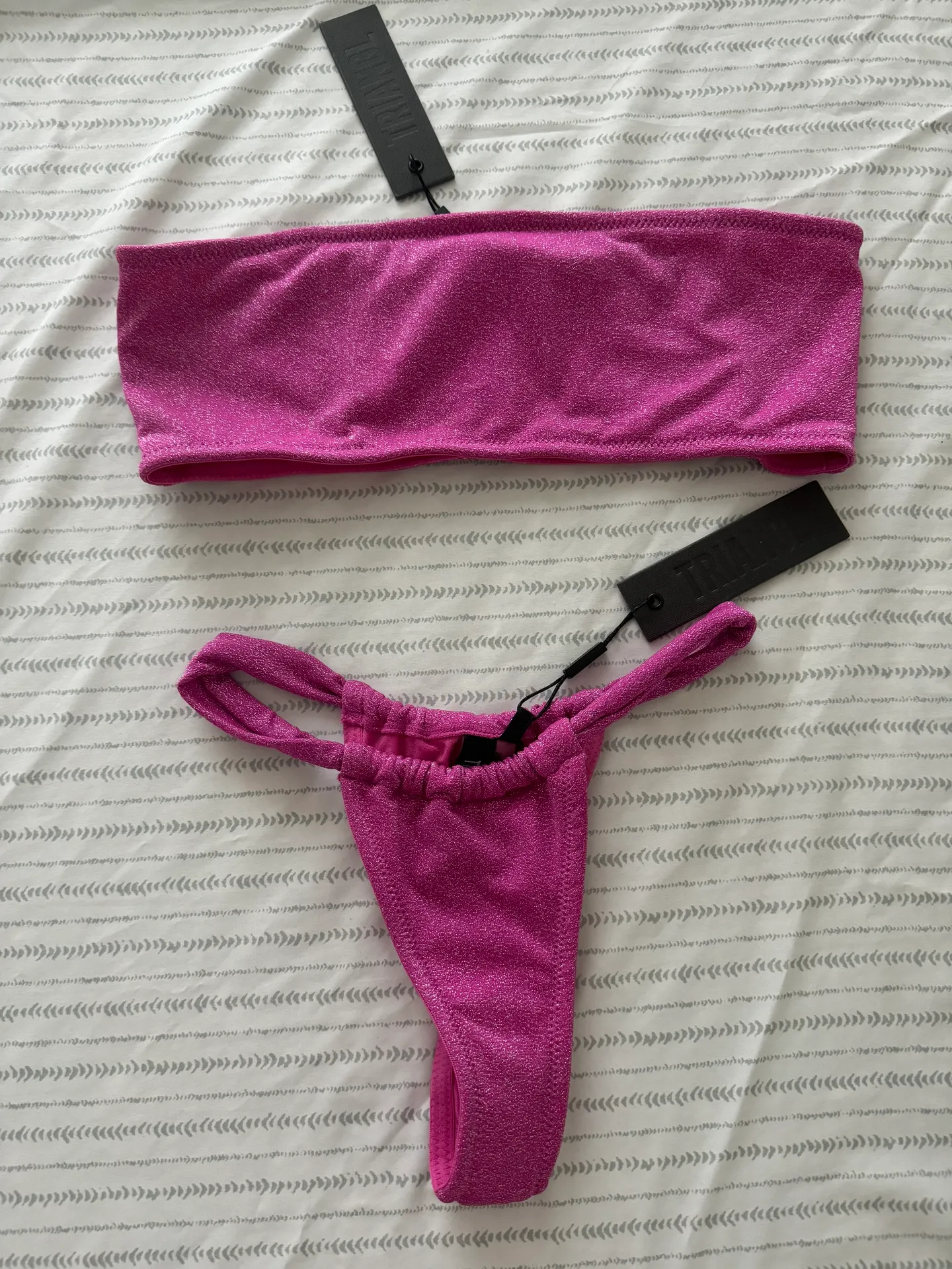 Triangl Pink Bathing Suit - Image 2