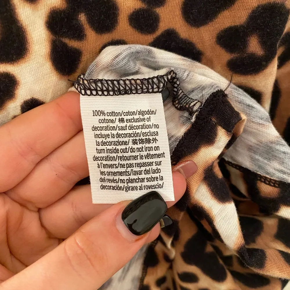 Cheetah Print Victoria Secret PINK Shirt - Image 3