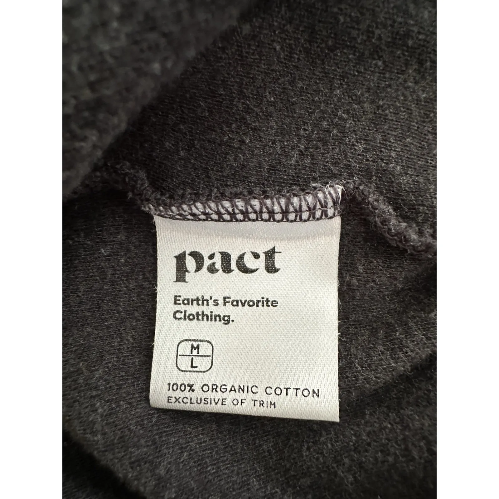 Pact Airplane Cardigan Womens M/L Organic Cotton Cozy Travel Sweater - Image 6