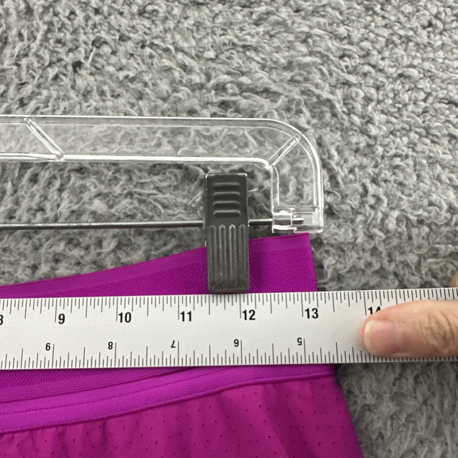 Lululemon Court Rival Perforated High Rise Skirt Skort Purple Highlight Women 6 - Image 7