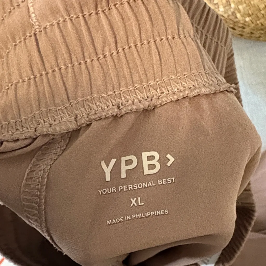 YPB by Abercrombie XL dusty mauve drawstring waist Jogger Pants Pink - Image 2