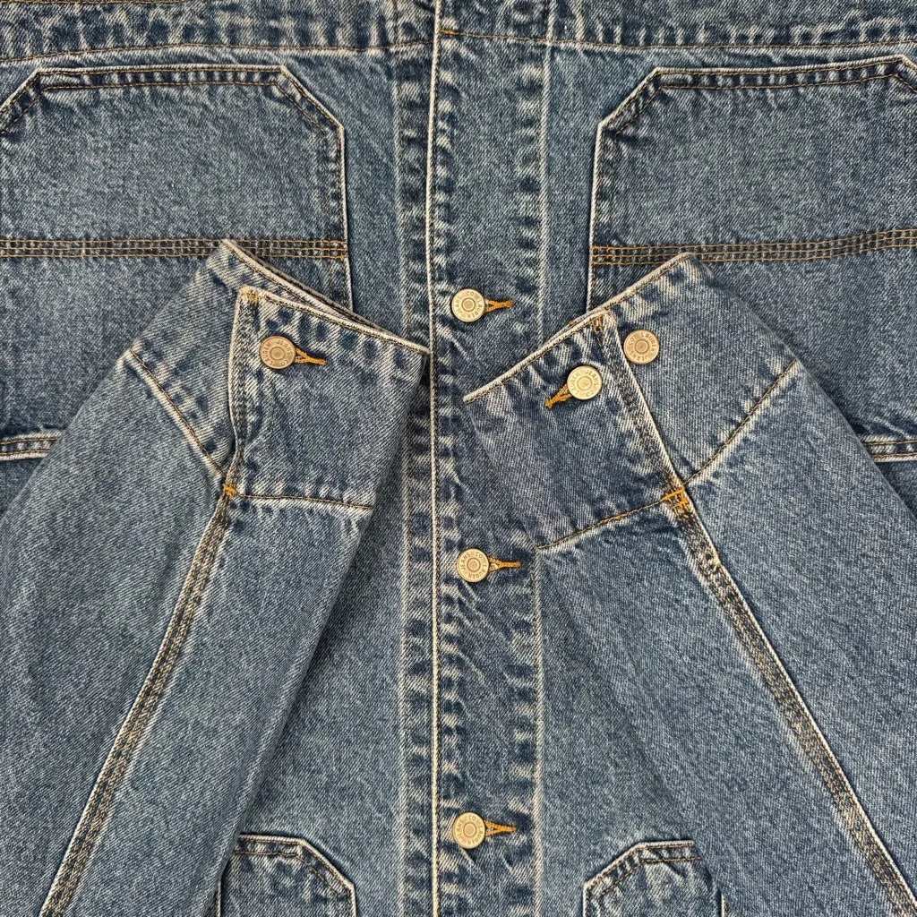 Ralph Lauren Lauren Jeans Co Women’s Denim Chore Barn Trucker Jean Jacket - Image 7