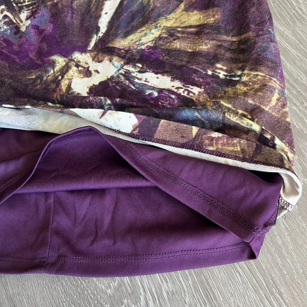 Suzi Chin For Maggy Boutique Dresss Size 2 Purple - Image 8