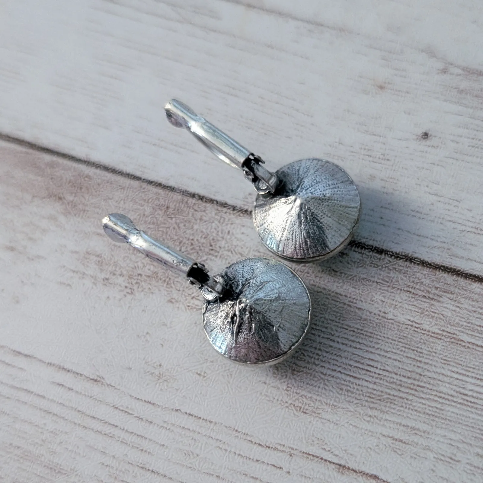 Turquoise Tone & Silver Tone Dangle Earrings for Pierced Ears Blue - Image 5