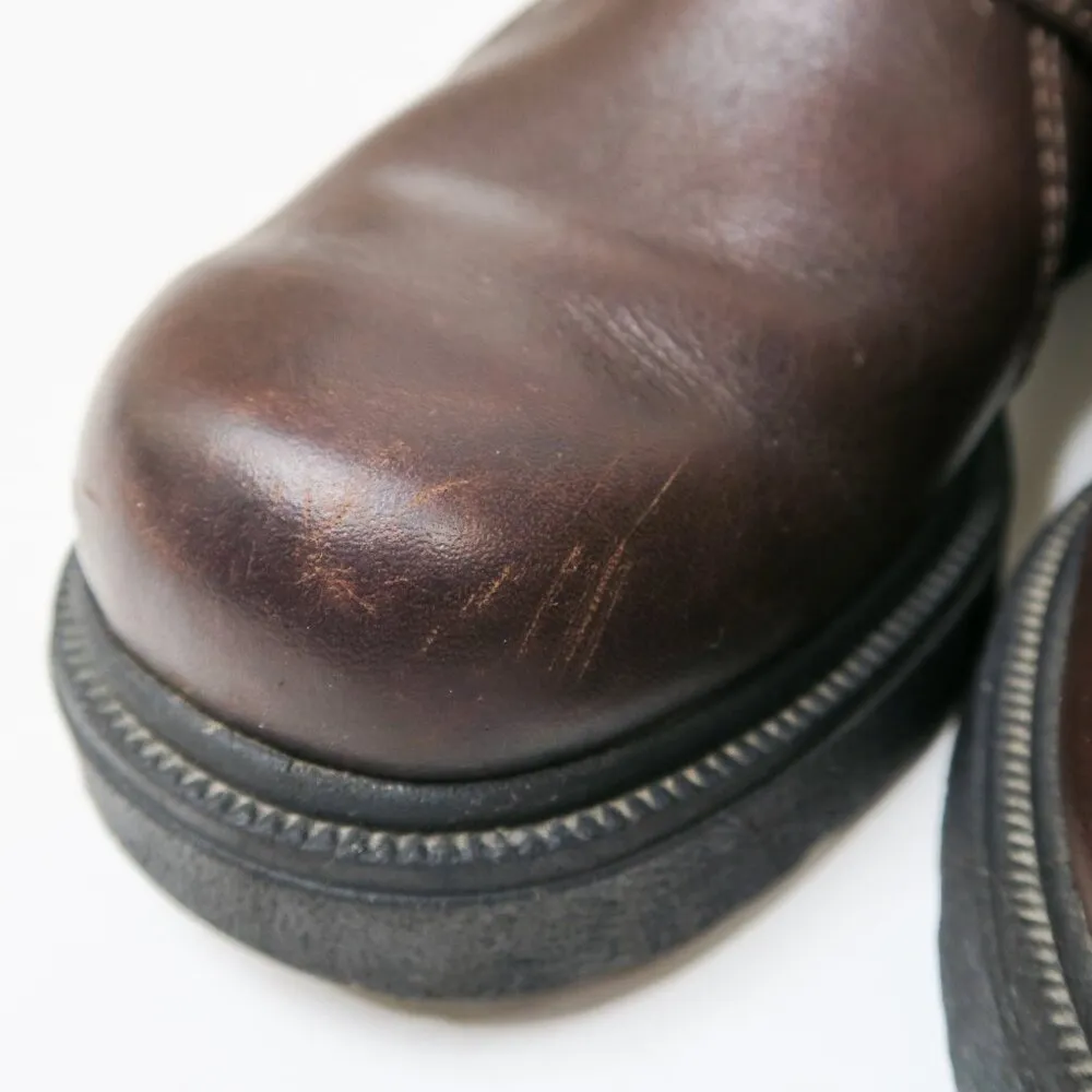 Vintage 90s Eastland Brown Clog Loafers 193926 - Image 7