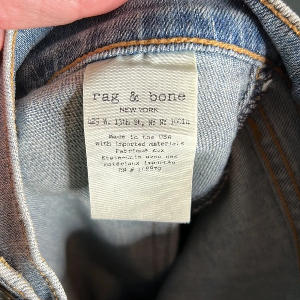 NWT Rag & Bone Santa Cruz Kick Flare Jeans Size 26 - Image 14