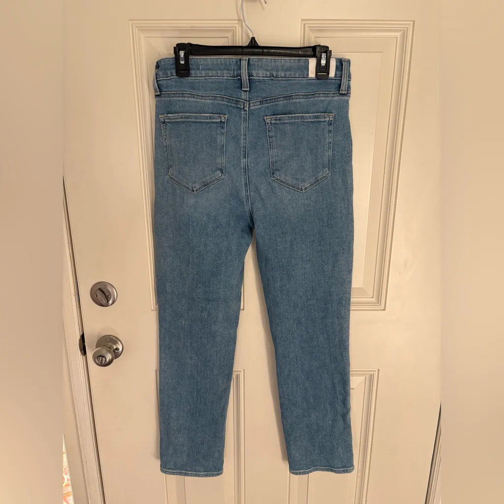 Cindy High Waist Ankle Straight Leg Jeans Size 32 - Image 6