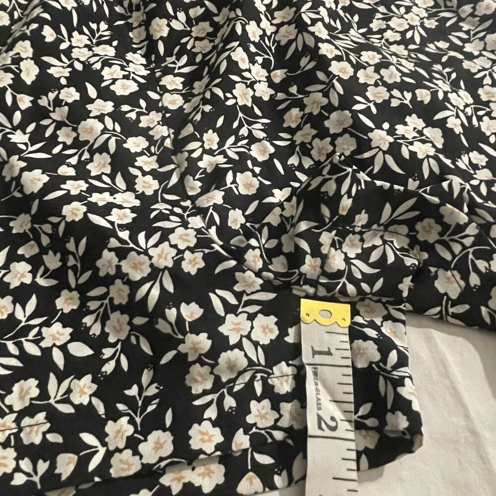 Boohoo Womens Shorts Size 10 Floral High Waist Casual Modern Y2K 90's Bohemian - Image 13