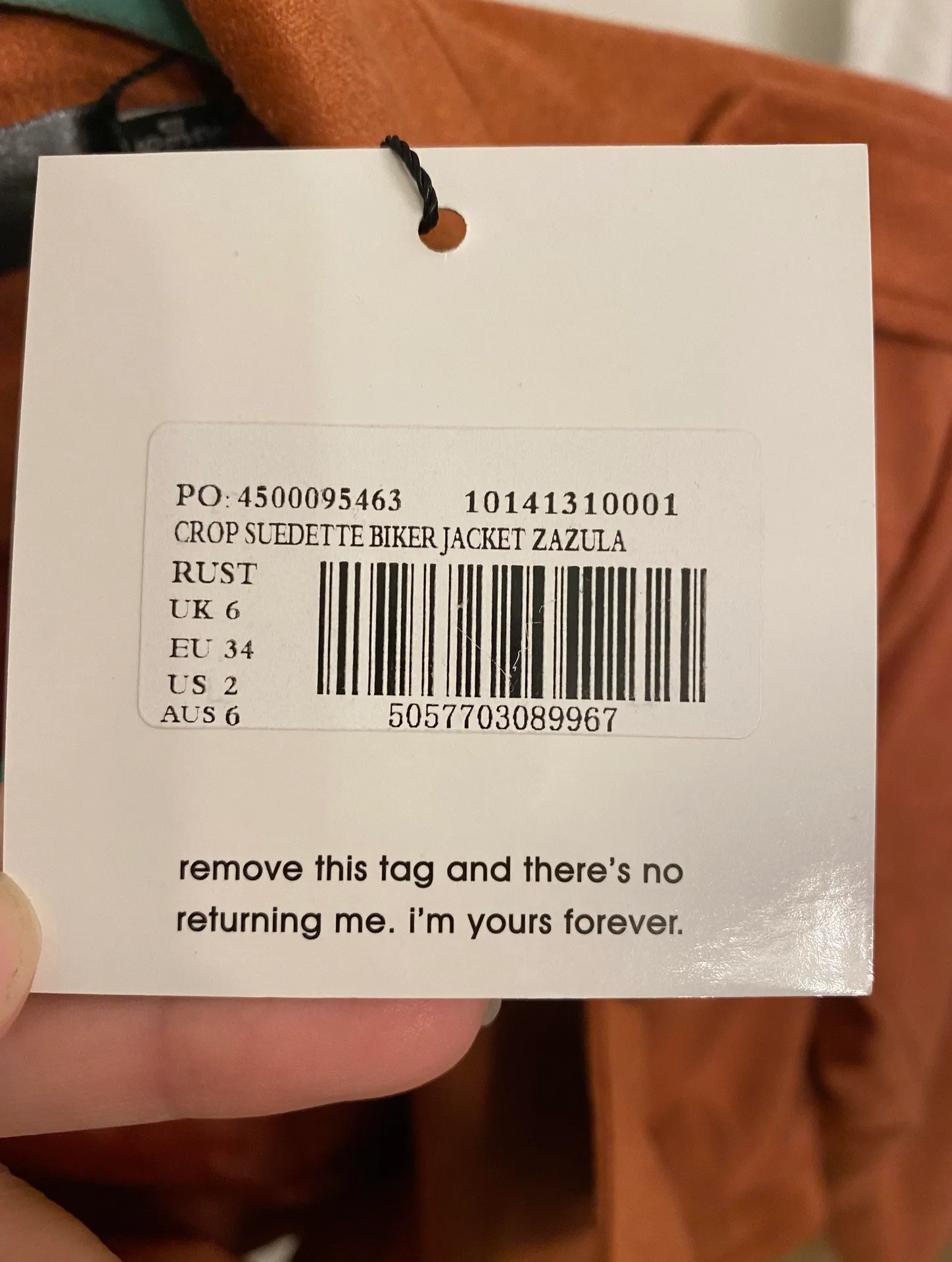 Missguided Crop Suede Jacket - Image 3