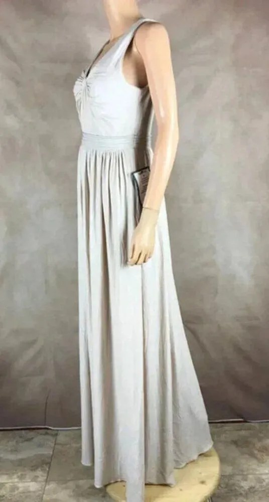 ADRIANNA PAPELL V-Neck Shimmer Gown with Pockets NWT 4 - Image 12