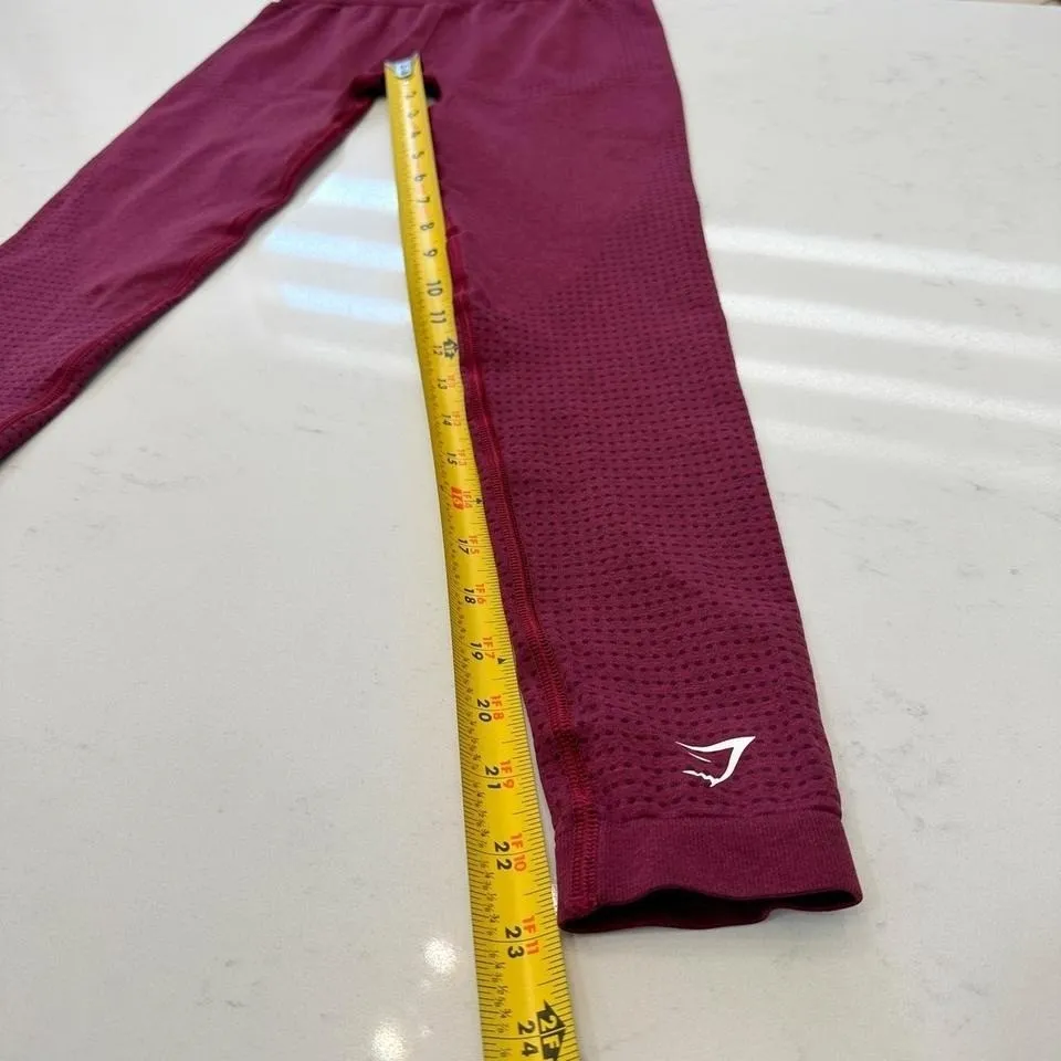 Gymshark Vital Seamless 2.0 Leggings Womens XS Magenta Pink Gym - Image 5