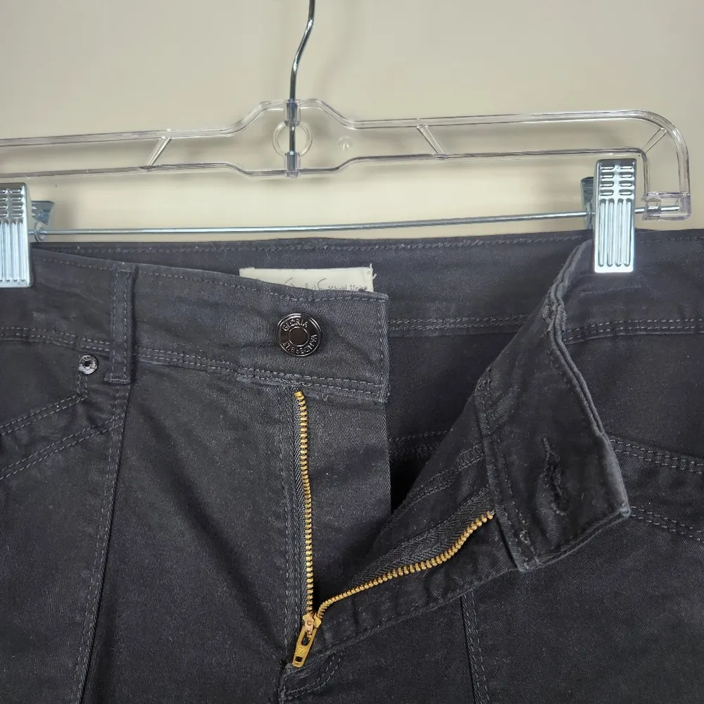 Gloria Vanderbilt Womens Jeans Black Khaki Nicolette Size 12 - Image 9