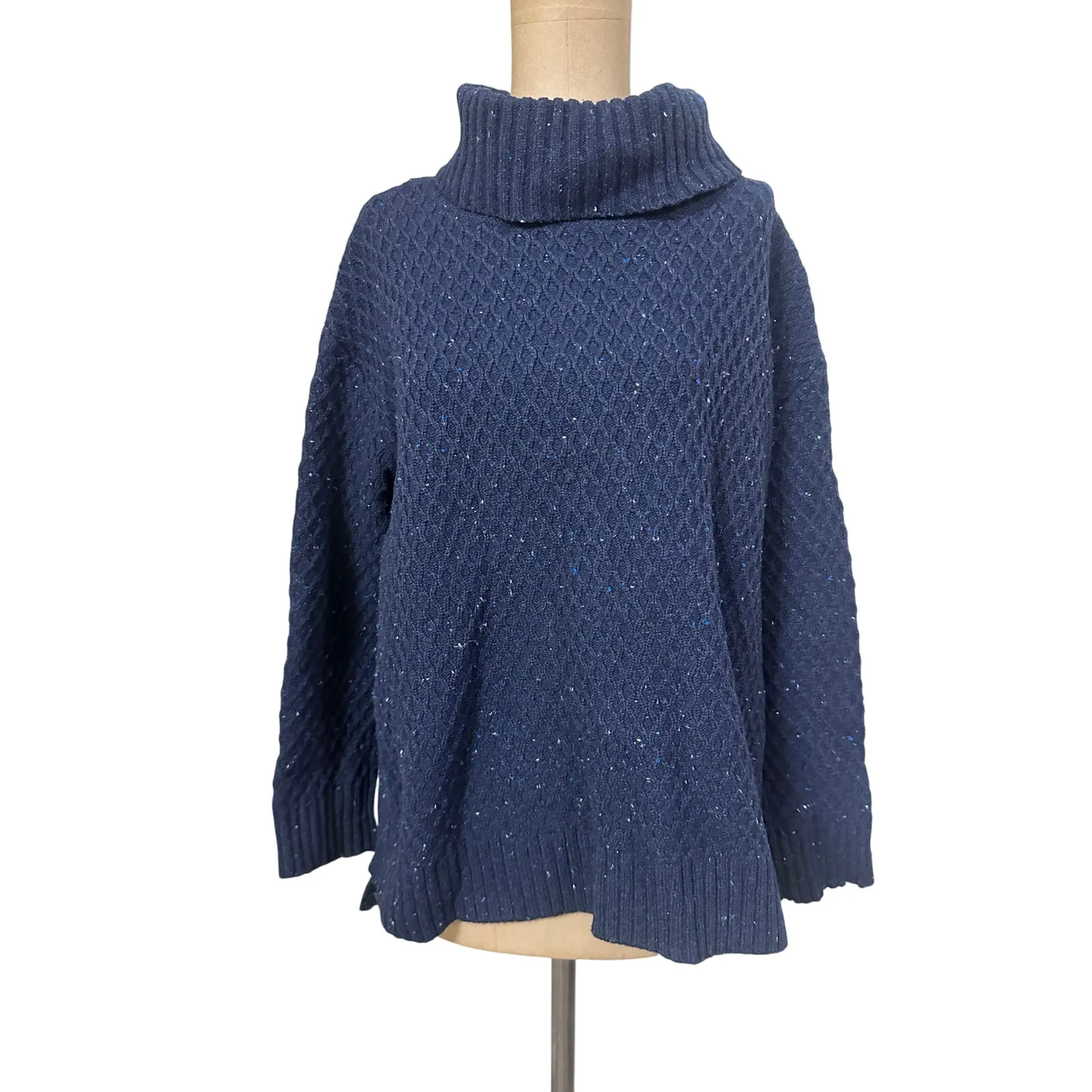 Adam Lippes Marled Wool Blend Turtleneck Sweater - Image 5