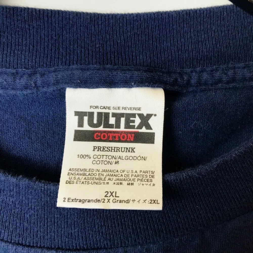 Top 10 Things Dads Say T Shirt Vintage 90s Blue Extra Large XL Humor Funny Solid - Image 4