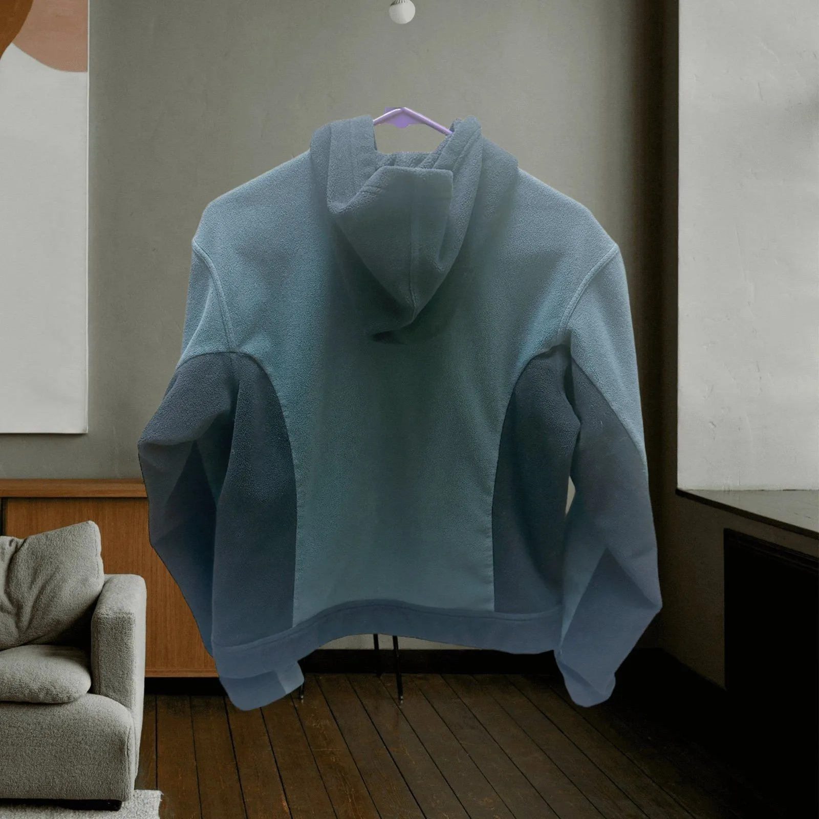 Patagonia Women’s Black /gray Fleece Jacket M - Image 3