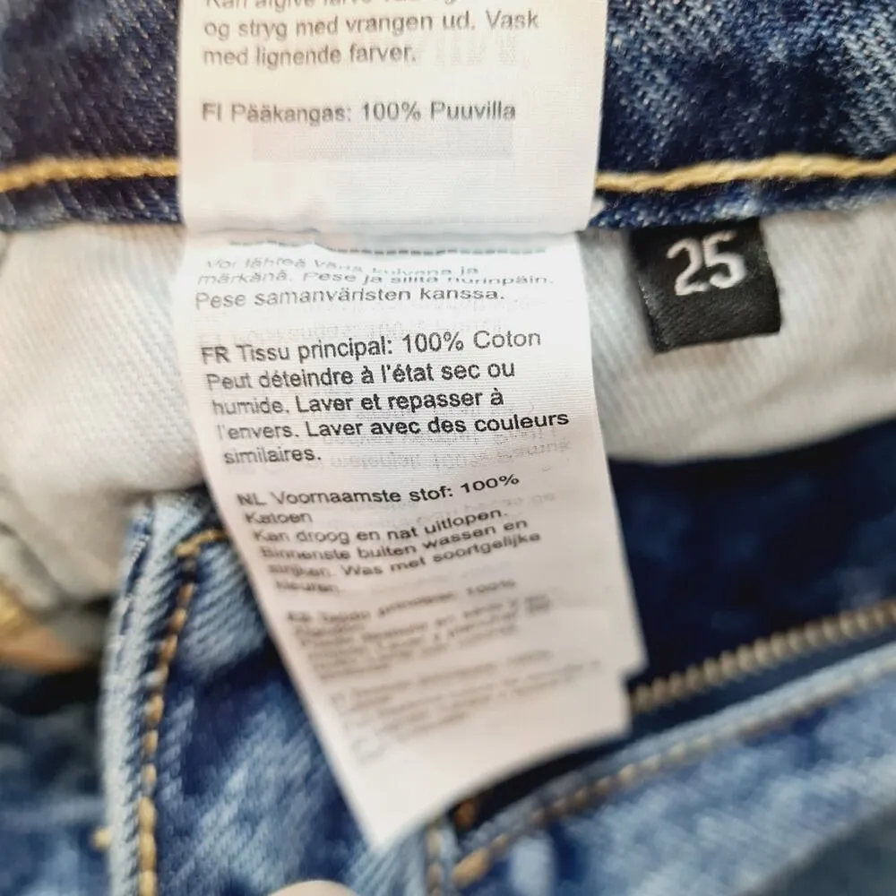 Dr. Denim Nora Short in Drift Mid Worn Size 25 - Image 9