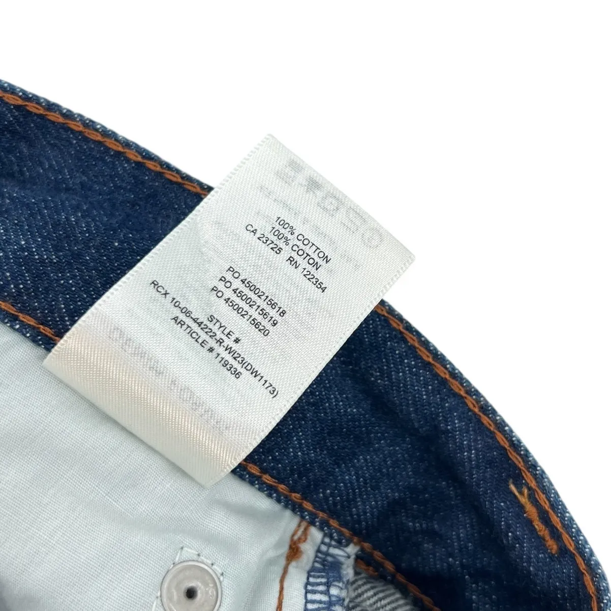 Aritzia Denim Forum The Farrah Cargo Hi-rise Jean Wide Leg Blue Size 25 - Image 15