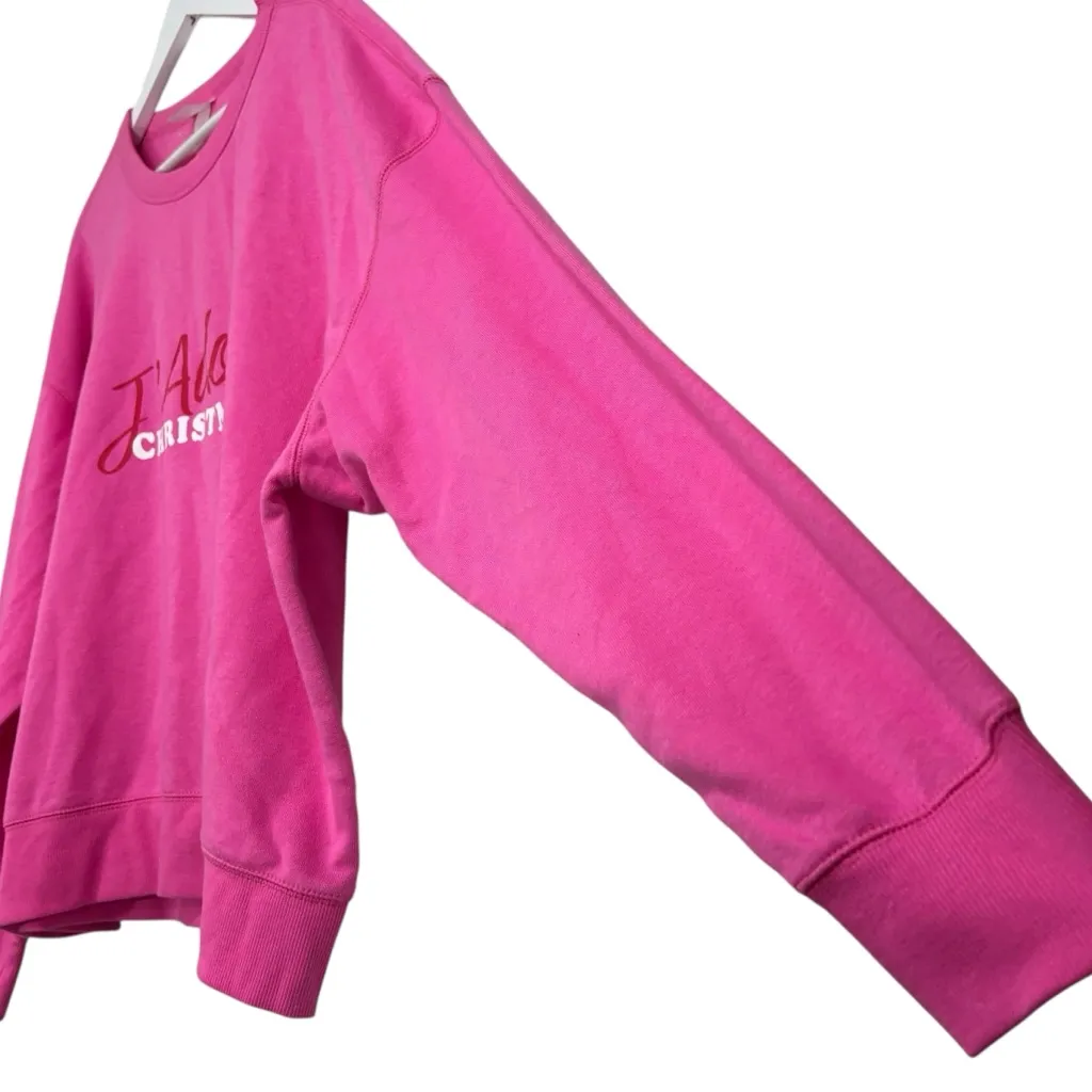 J’Adore Christmas Graphic Print Sweatshirt Size 1X NWOT Womens Pink - Image 4