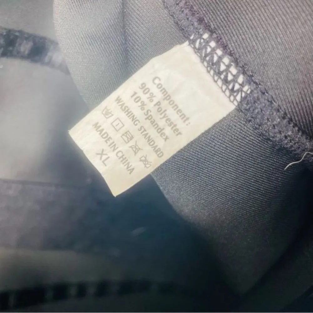 Zip front with clasps shape wear black size extra large corset style - Image 5