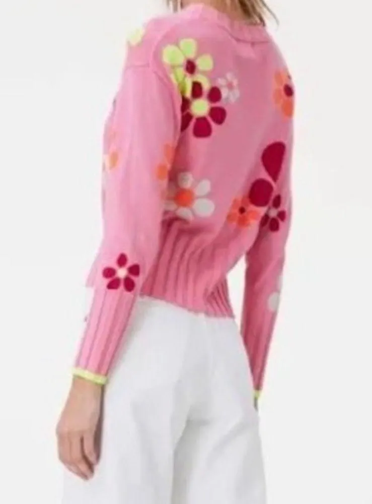 Brodie Cashmere Wispr Blossom Jumper Size S Black - Image 11