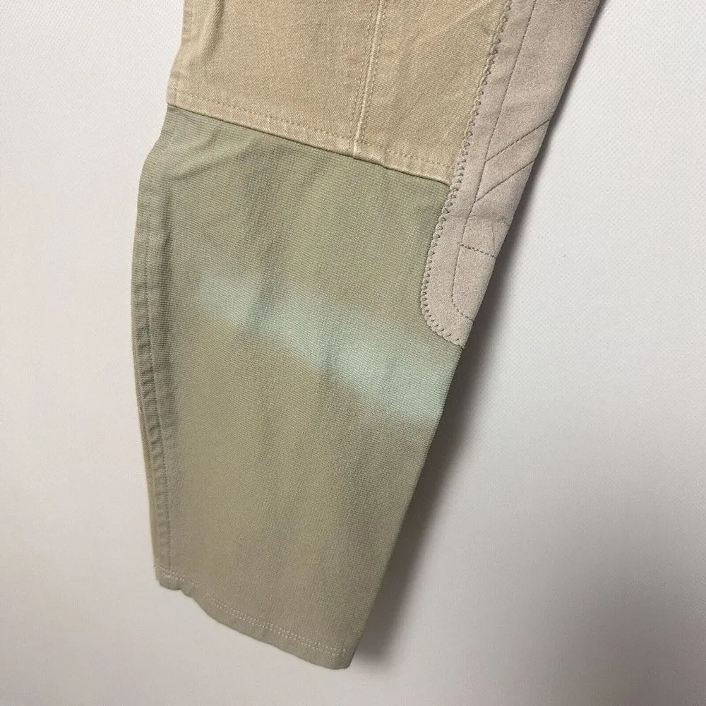 Ariat Pants Women 28R Khaki Tan Heritage Equestrian Horse Back Riding Br… - Image 13