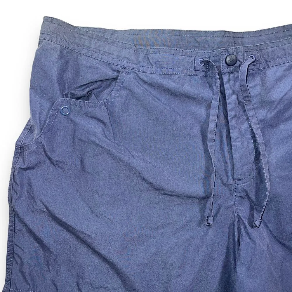 Columbia Womens Outdoor Hiking Shorts Blue Lightweight Summer XL - Image 2