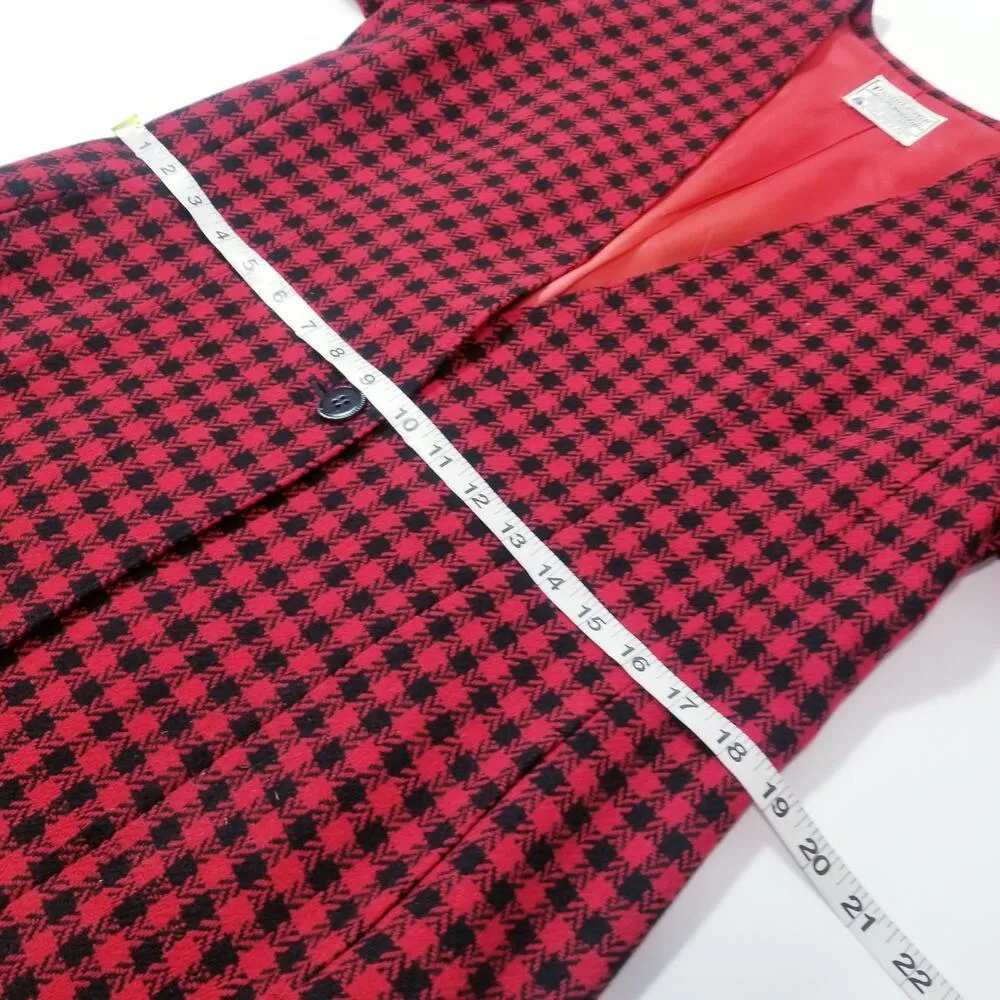 Pendleton 100% Virgin Wool Plaid Blazer with Pockets - Image 7