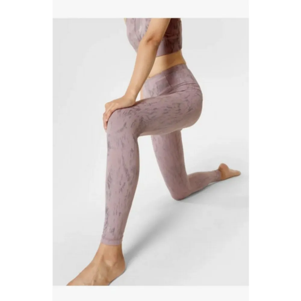 💕SWEATY BETTY💕 Super Soft Yoga Leggings ~ Pink Fusion Foil Print US 8 NWT - Image 7