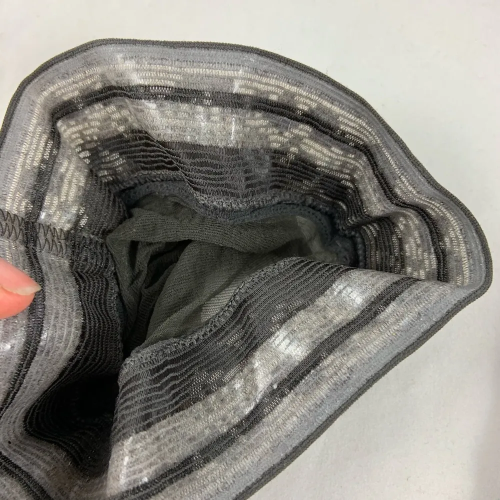 Grey Rubber inseam thigh high leggings - Image 3