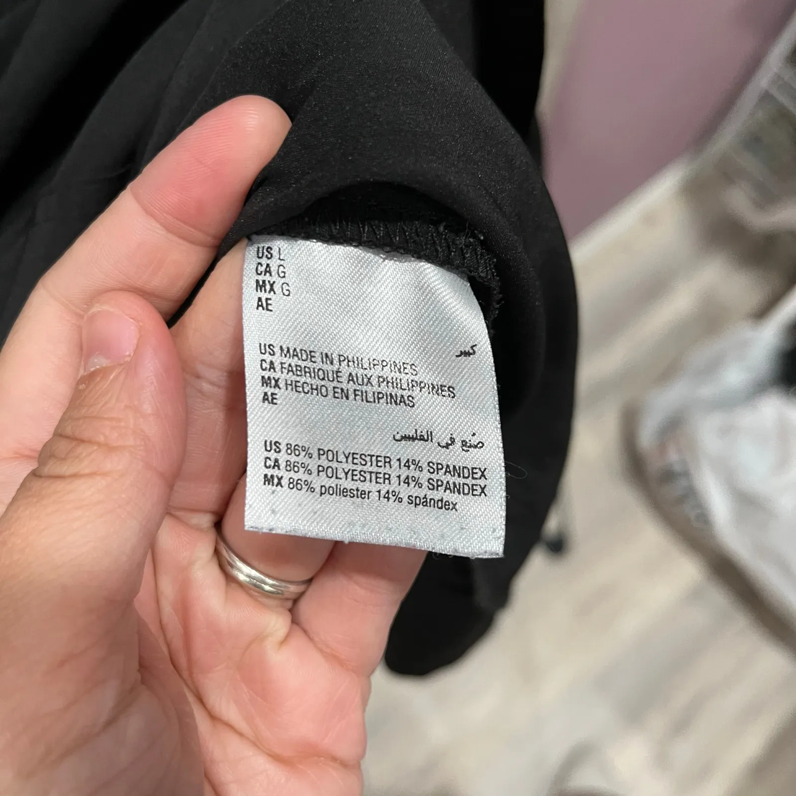 Ideology Black Drop Waist Sleeveless Athleisure Shirt Dress Womens Large Pockets - Image 2